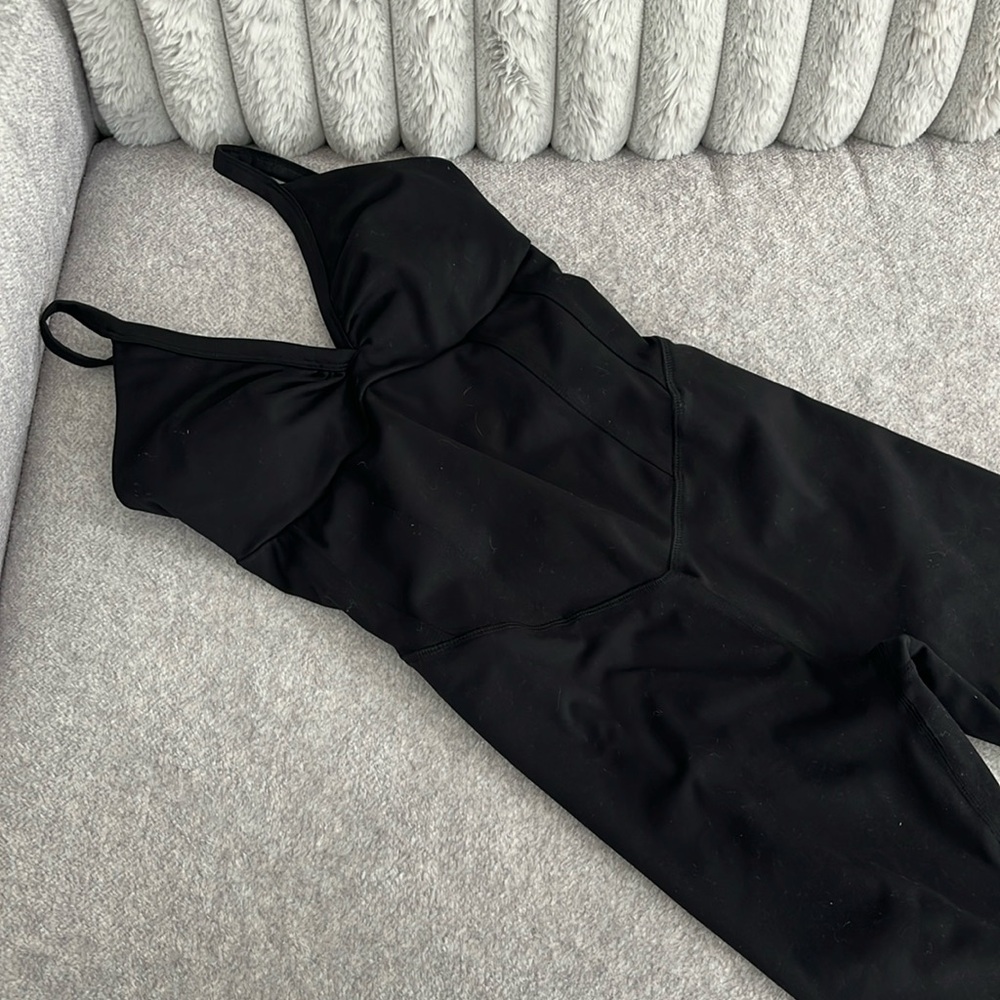 Black tank top body suit